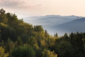 Panorama dolina Popradu